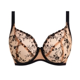 Freya Entwined powder/black padded bra