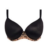 Freya Entwined black/powder padded bra