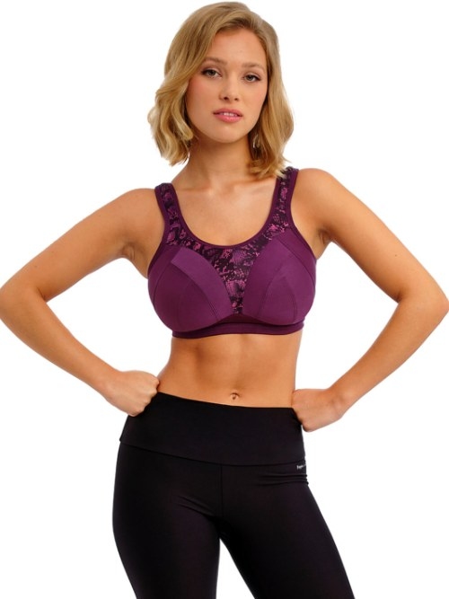 Freya Dynamic purple non-padded bra