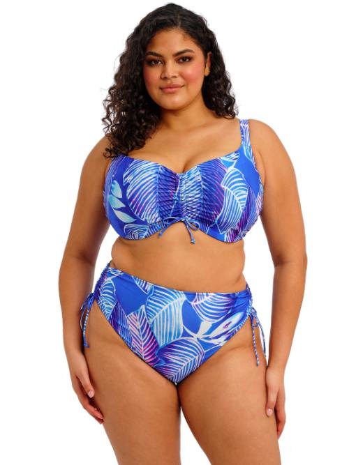 Elomi Swim Maluku Island blue soft-cup bikini bra
