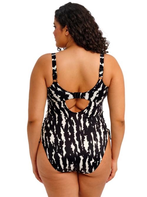 Elomi Swim Echo Shell black/white bathingsuit