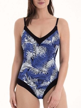 Rosa Faia Swimwear Mabela black/blue bathingsuit