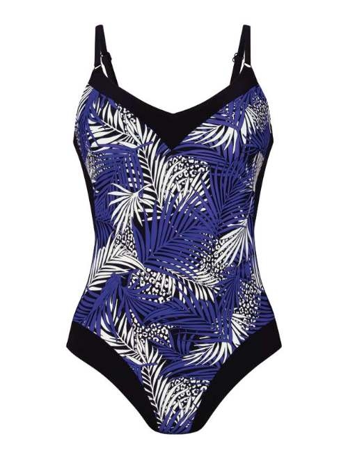 Rosa Faia Swimwear Mabela black/blue bathingsuit