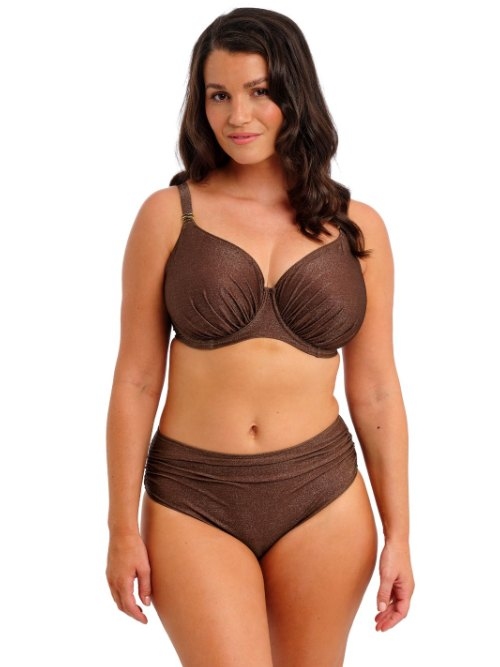 Fantasy Swim Sabana brown soft-cup bikini bra
