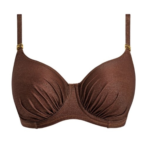 Fantasy Swim Sabana brown soft-cup bikini bra