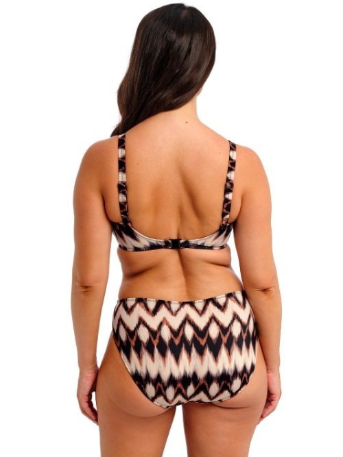 Fantasy Swim Sabana brown/print soft-cup bikini bra