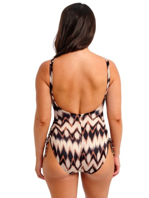 Fantasy Swim Sabana brown/print bathingsuit