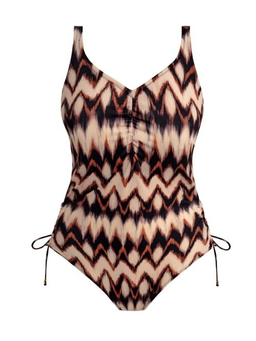 Fantasy Swim Sabana brown/print bathingsuit