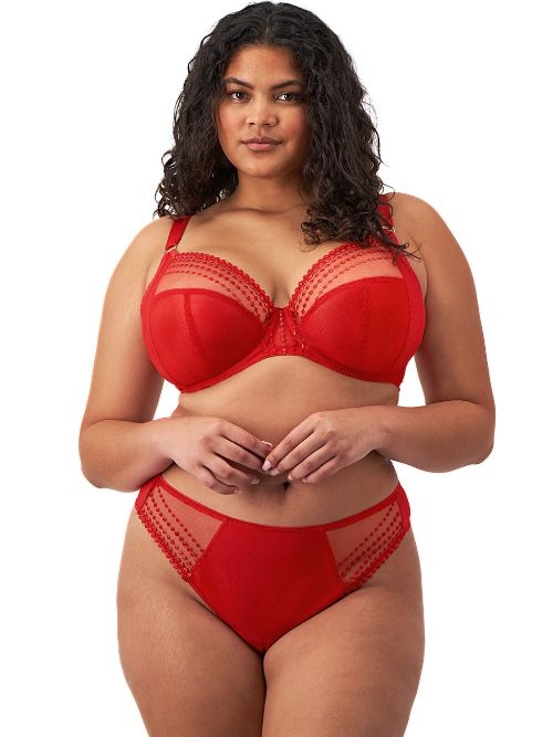 Elomi Matilda red non-padded bra