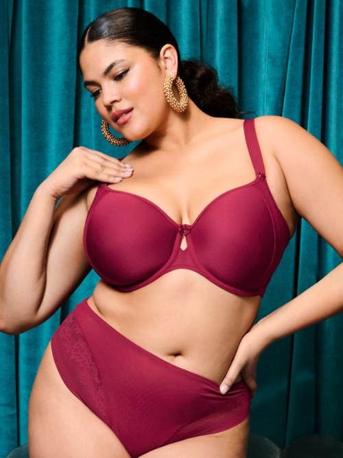 Elomi Nerina red padded bra