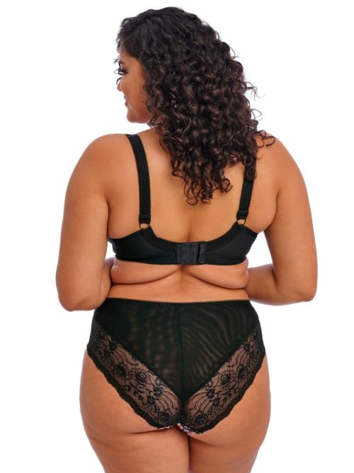 Elomi Morgan black/print non-padded bra