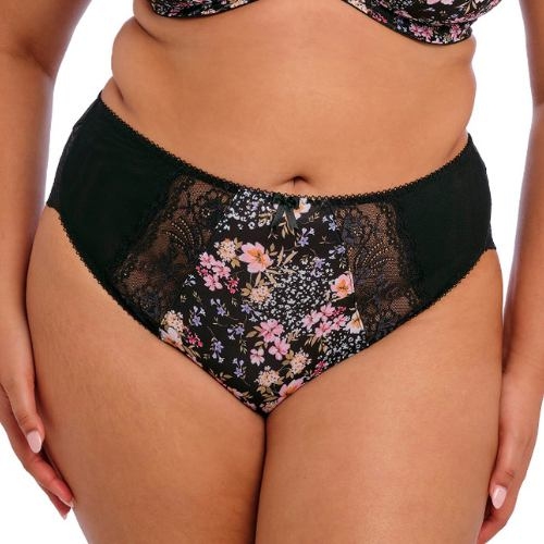 Elomi Morgan black/print brief