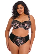 Elomi Morgan black/print brief
