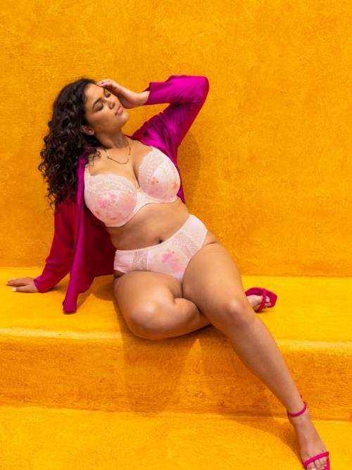 Elomi Lucie pink non-padded bra