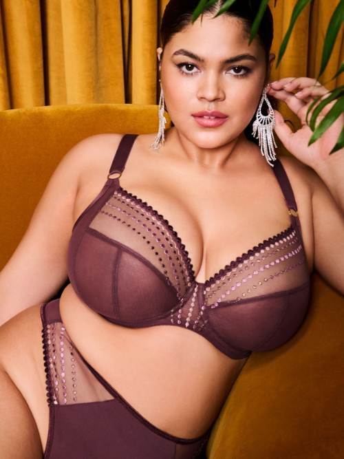 Elomi Matilda purple non-padded bra