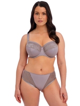 Fantasy Lingerie Illusion silver brief