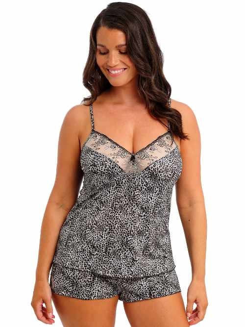 Fantasy Lingerie Lindsey black/print sleep shirt