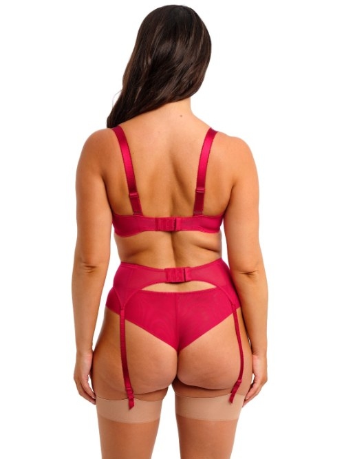 Fantasy Lingerie Portia red suspender