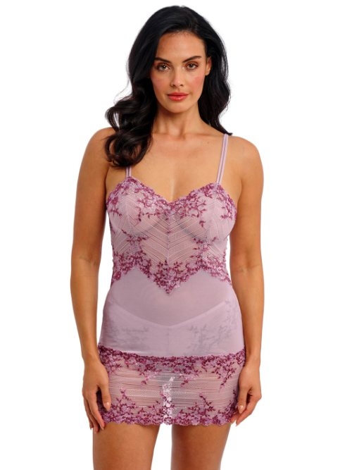 Wacoal Lingerie Embrace Lace violet slipdress