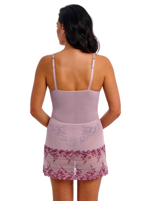 Wacoal Lingerie Embrace Lace violet slipdress