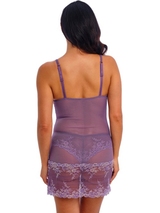 Wacoal Lingerie Embrace Lace purple slipdress