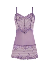 Wacoal Lingerie Embrace Lace purple slipdress