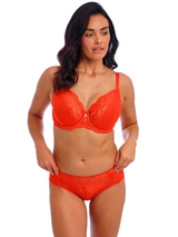 Wacoal Lingerie Natsuki Lace red padded bra