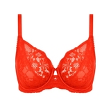 Wacoal Lingerie Natsuki Lace red padded bra