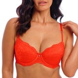 Wacoal Lingerie Natsuki Lace red padded bra