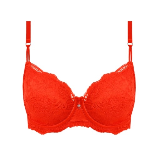 Wacoal Lingerie Natsuki Lace red padded bra