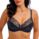 Wacoal Lingerie Mayumi navy blue non-padded bra