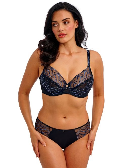 Wacoal Lingerie Mayumi navy blue brief