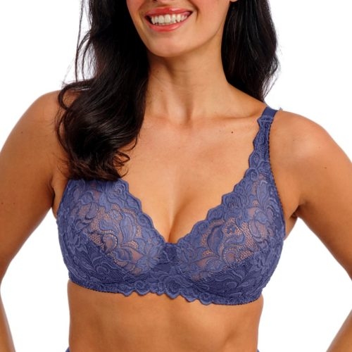 Wacoal Lingerie Eglantine blue wireless bra