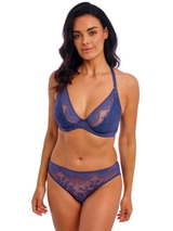 Wacoal Lingerie Sensu Lace blue non-padded bra