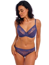 Wacoal Lingerie Sensu Lace blue brief