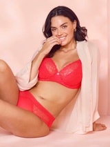 Wacoal Lingerie Raffine red padded bra