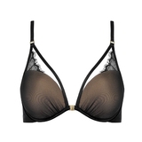 Lisca Lovelace black push up bra