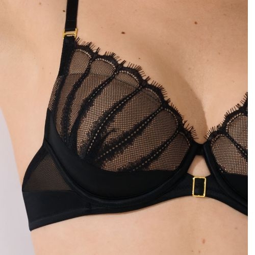 Lisca Lovelace black padded bra