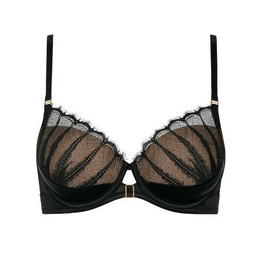 Lisca Lovelace black padded bra