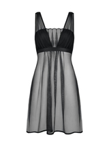 Lisca Lovelace black slipdress