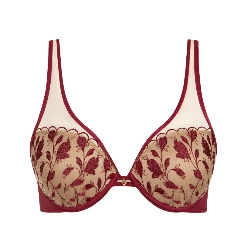 Lisca Gloriosa red push up bra