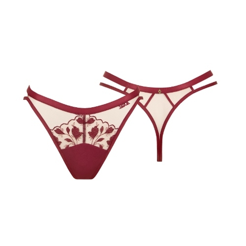 Lisca Gloriosa deep red thong