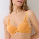 Lisca Ophelia ochre yellow padded bra