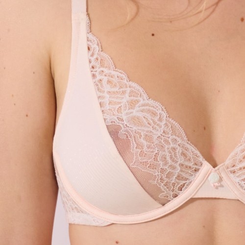 Lisca Delightful baby pink non-padded bra