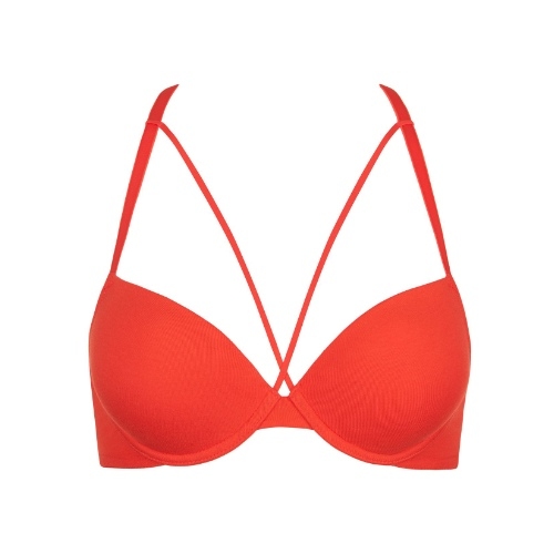 Lisca Galaxy red push up bra