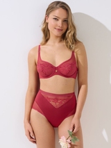 Lisca Ocean red high waist brief