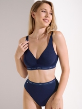 Lisca Sunflower navy blue padded bra