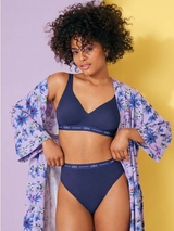 Lisca Sunflower navy blue padded bra