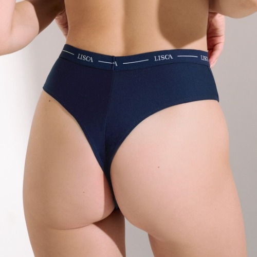 Lisca Sunflower navy blue thong
