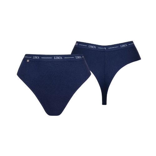 Lisca Sunflower navy blue thong